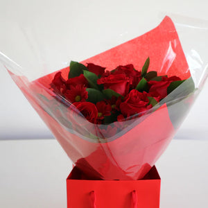12 Red Rose Bouquet - Sweetheart